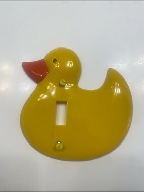 Rubber Duck-Shaped Light Switch Plate Cover